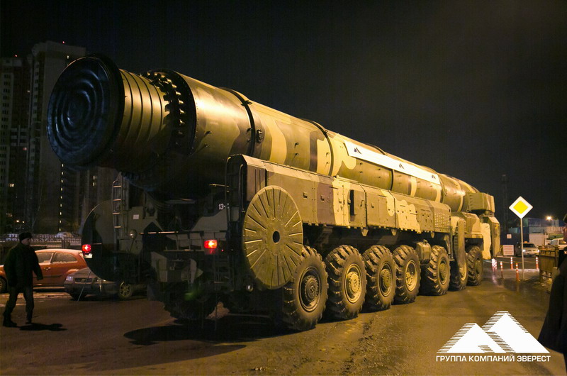 Перевозка ракетного оборудования в Москве